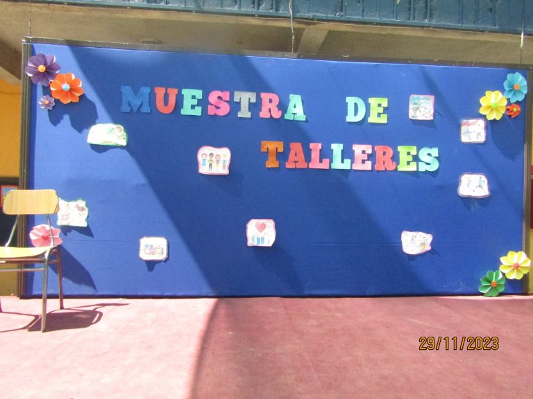 Muestra de talleres, noviembre 2023