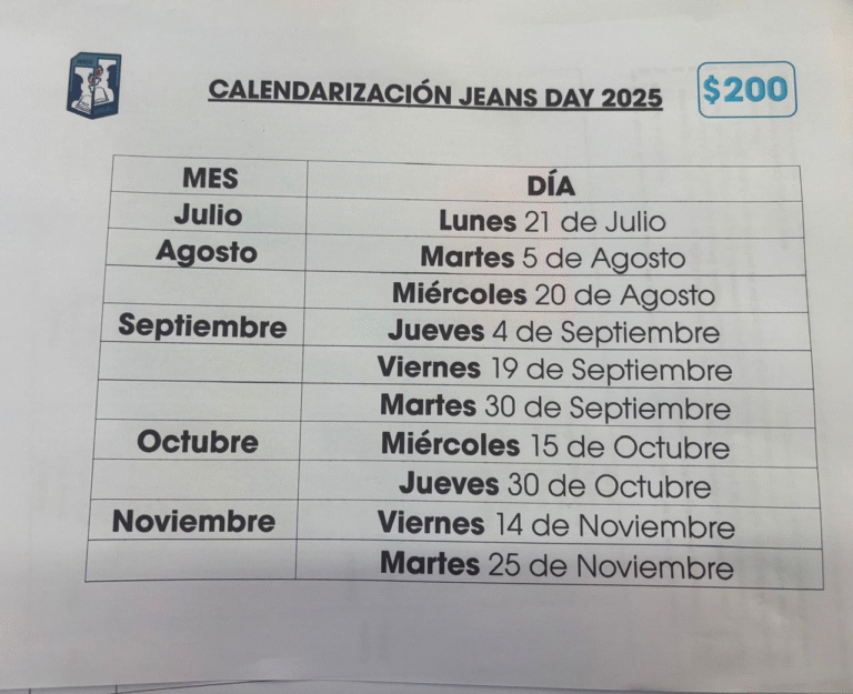 Jeans Day 2025 (Calendario)