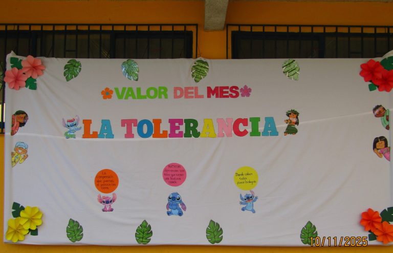 Acto Cívico Semanal: Valor del mes “LA TOLERANCIA”